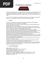 Download Dr Erector - Portable Electric Stimulator Instruction Manual by stimulator SN7600903 doc pdf