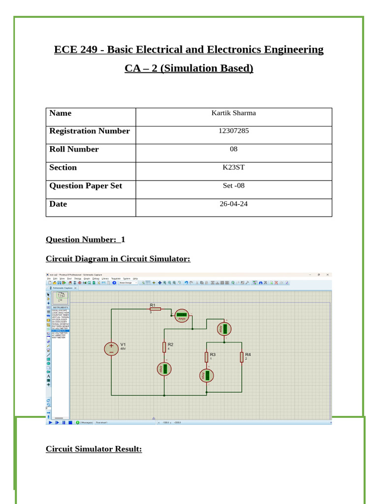 ECE 249 Electrical Engineering Exam | PDF | Technology & Engineering