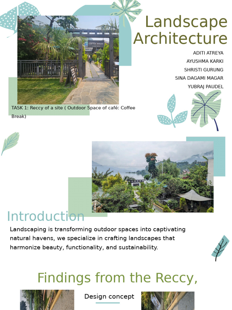 Landscape Architecture Task 1.pptx-2 | PDF