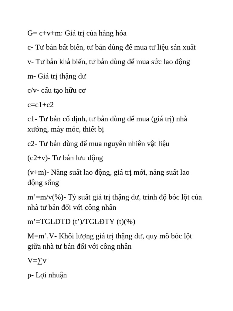 Công TH C KTCT | PDF