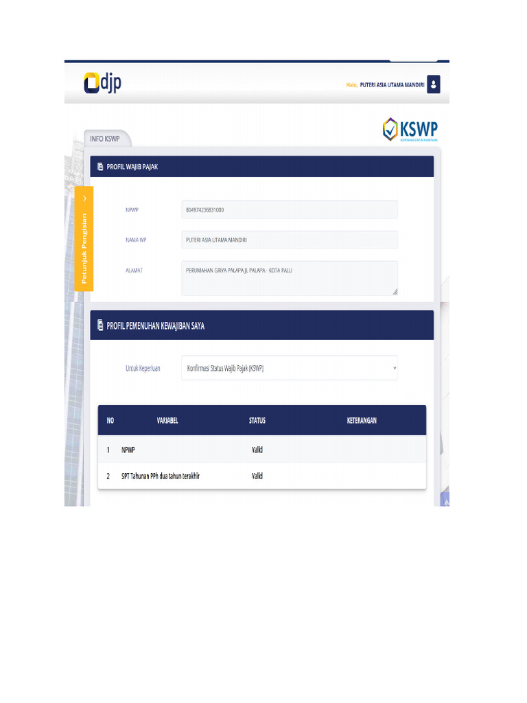 KSWP Puteri | PDF
