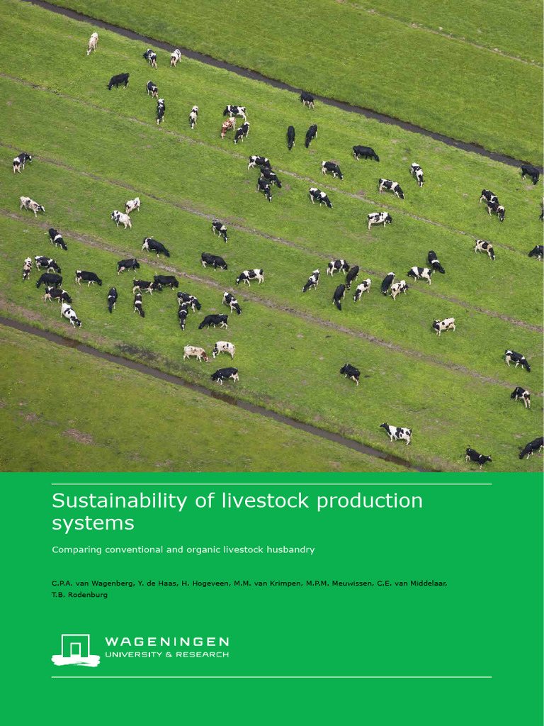 Sustainability of Livestock Production Systems A - Wageningen ...