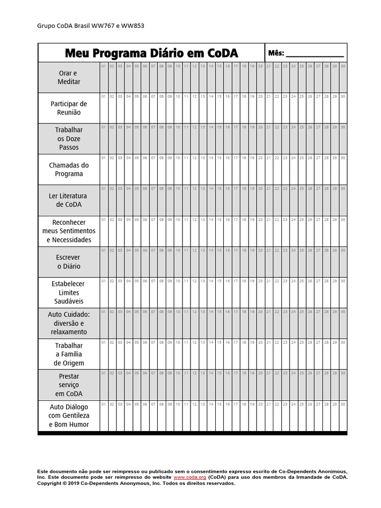 Meu Programa Diário | PDF