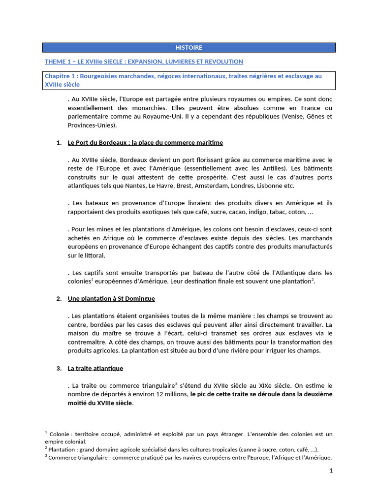 HISTOIRE 4e | PDF