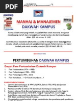Download Manhaj Dan Manajemen Dakwah Kampus Bach Jan 2011 by Nurul Farhanah SN76011540 doc pdf