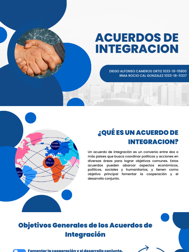 Acuerdos de Integración | PDF
