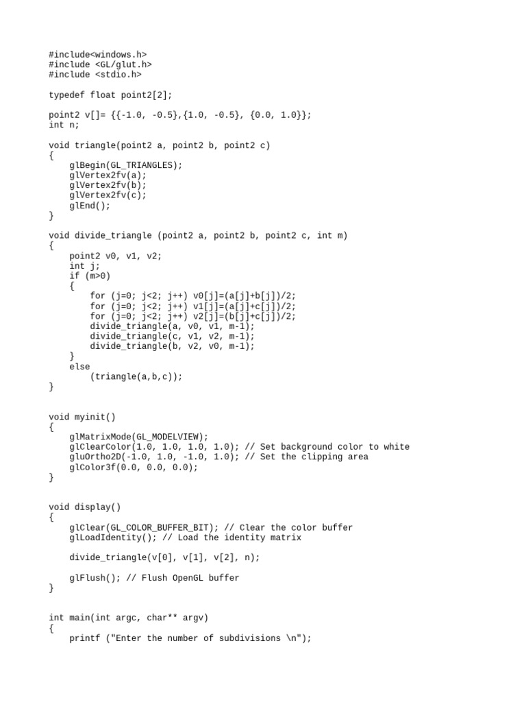 Prog2 2d Geometric Operations | PDF