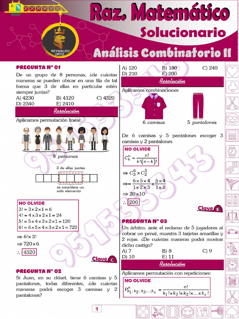 Análisis Combinatorio Ii | PDF