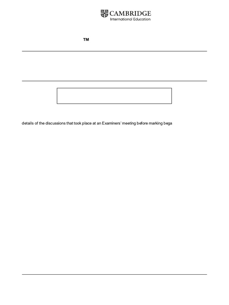 Cambridge IGCSE ™: Information and Communication Technology 0417/31 | PDF