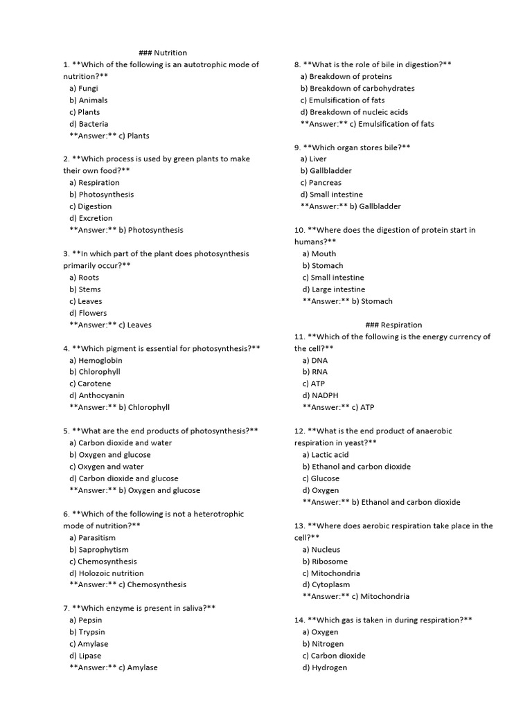 Class 10 Chapter 5 MCQ | PDF