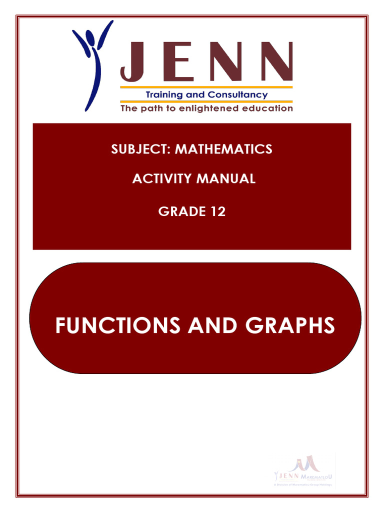 Grade 12 Activity Manual Functions 2024 | PDF