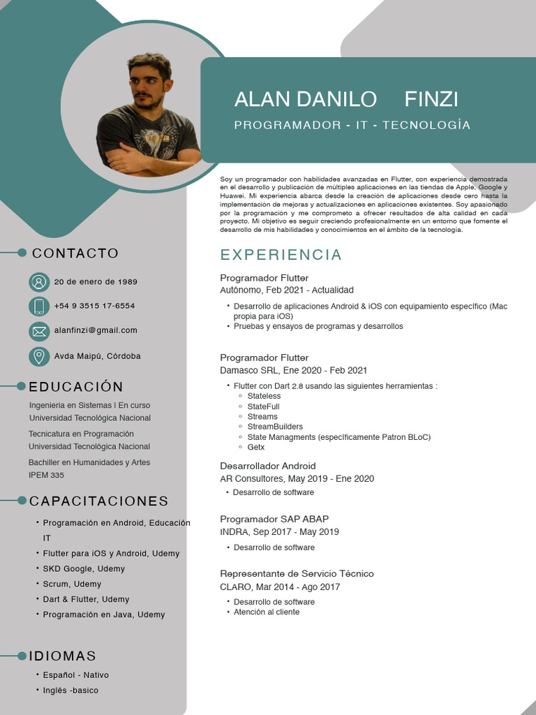 CV Alan Danilo Finzi PDF | PDF