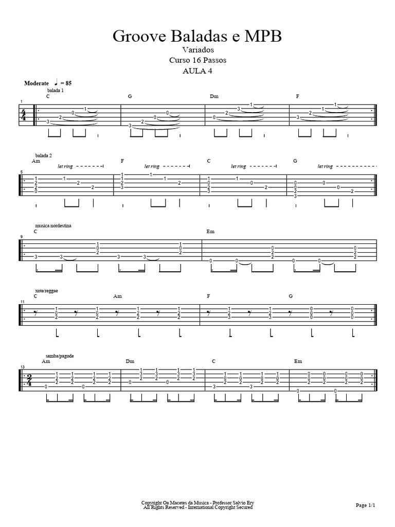 Groove Baladas e MPB | PDF