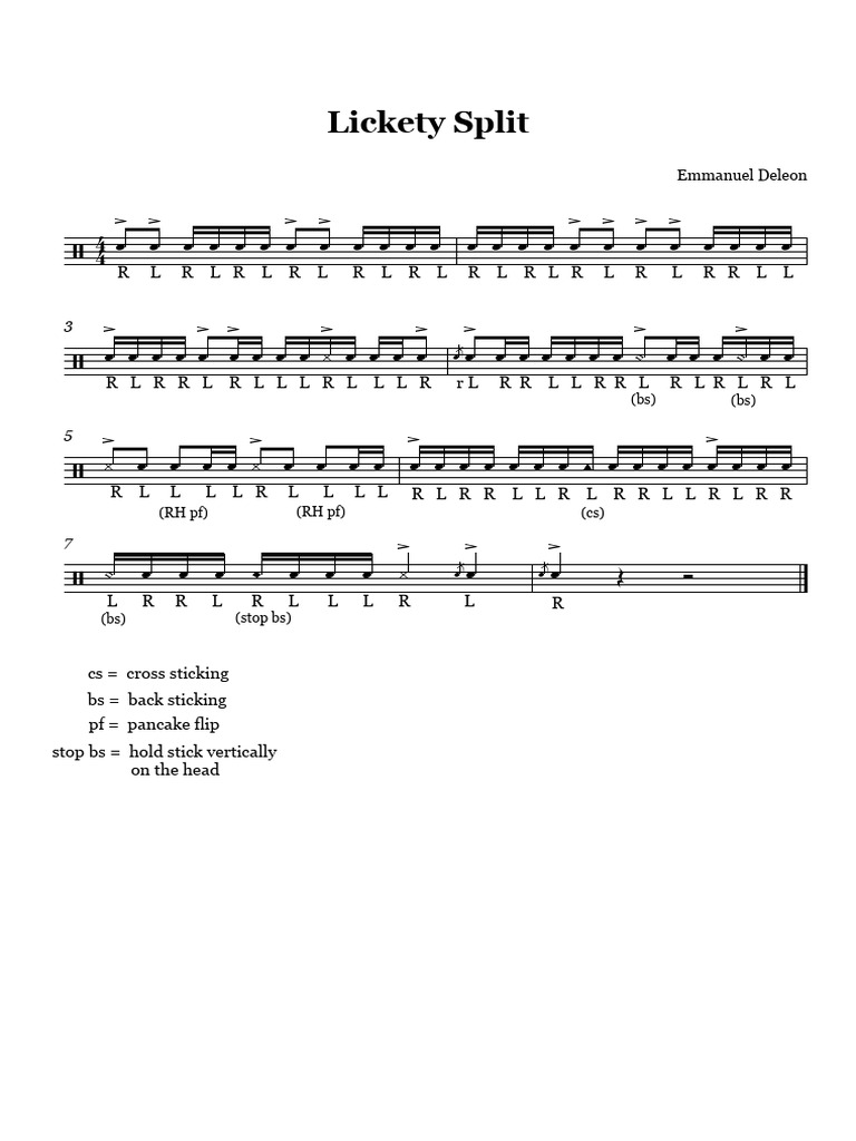 Lickety Split | PDF