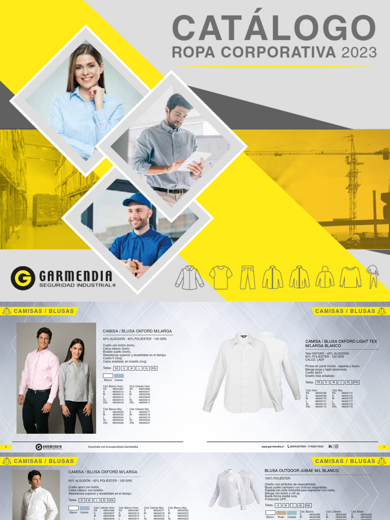 Catalogo Ropa Corporativa 2023 | PDF