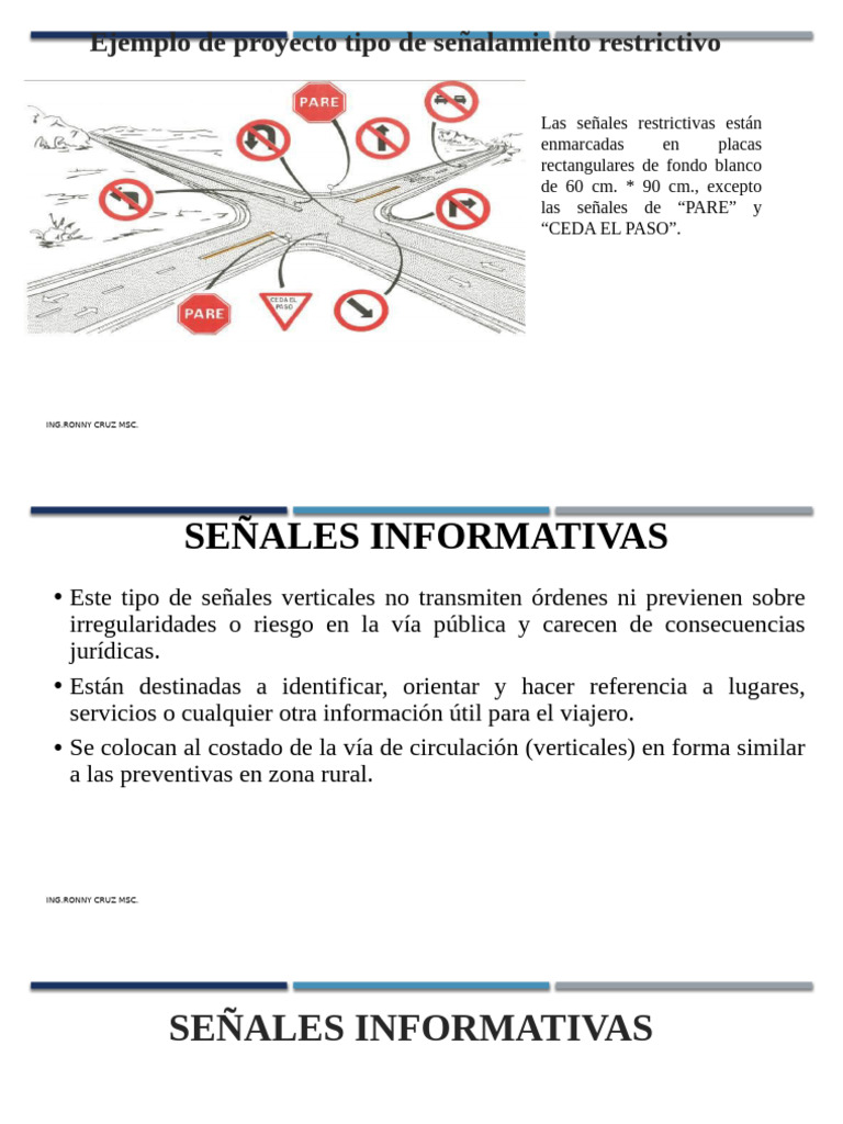 Ejemplo de Proyecto Tipo de Señalamiento Restrictivo | PDF