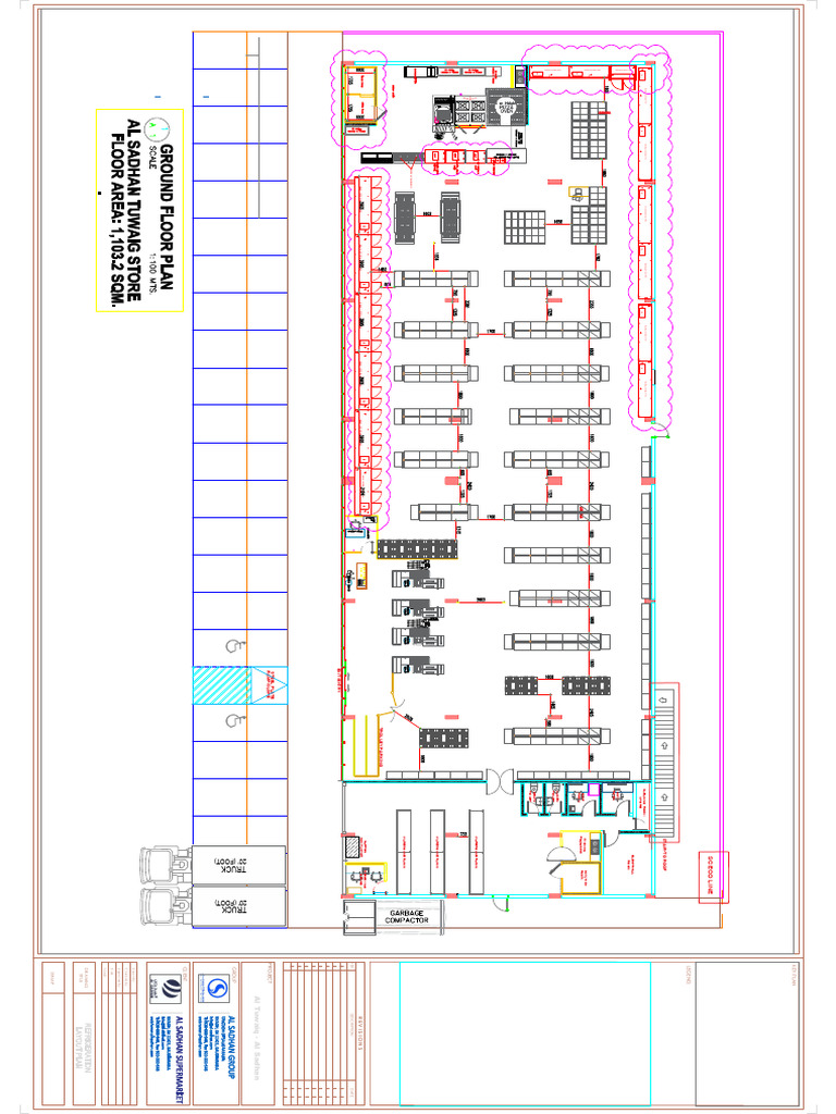 TUWAIQ Refrigeration Layout 22 Aug 23 | PDF | Refrigerator | Cold