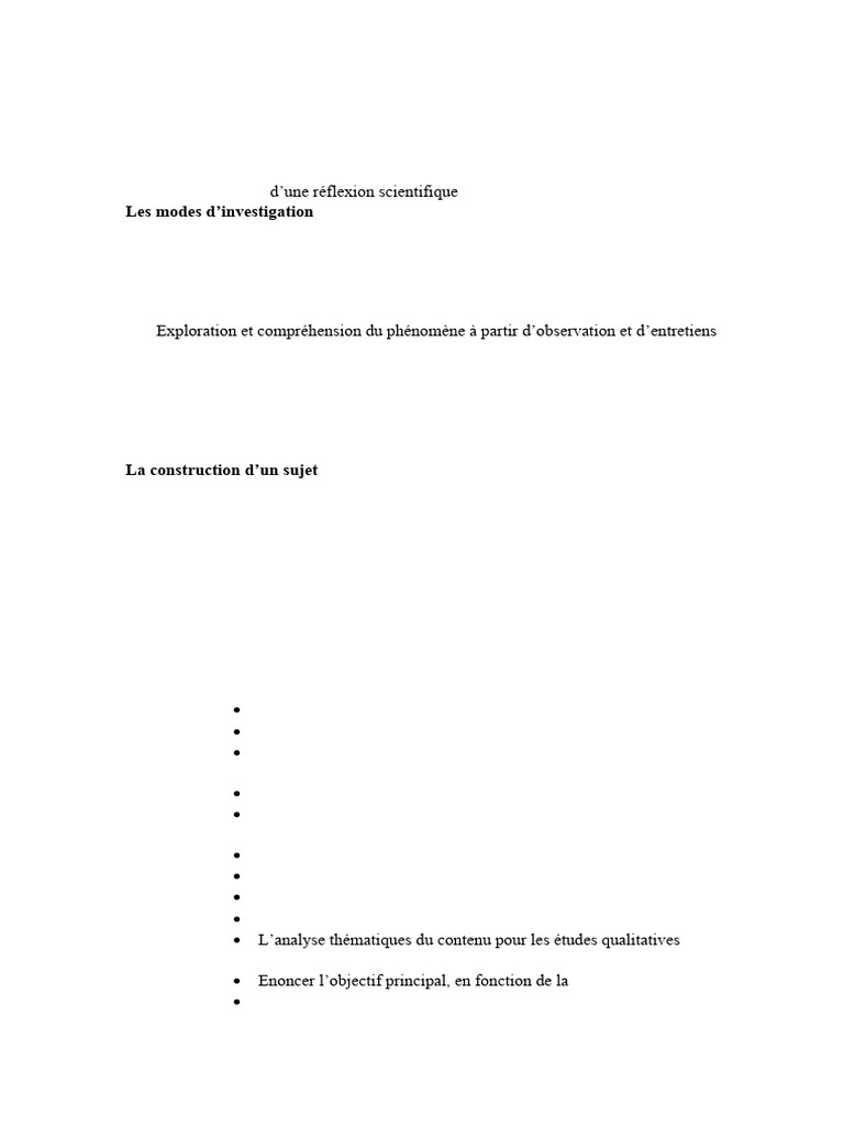Résumé de la méthodologie de recherche | PDF | Épistémologie | Science