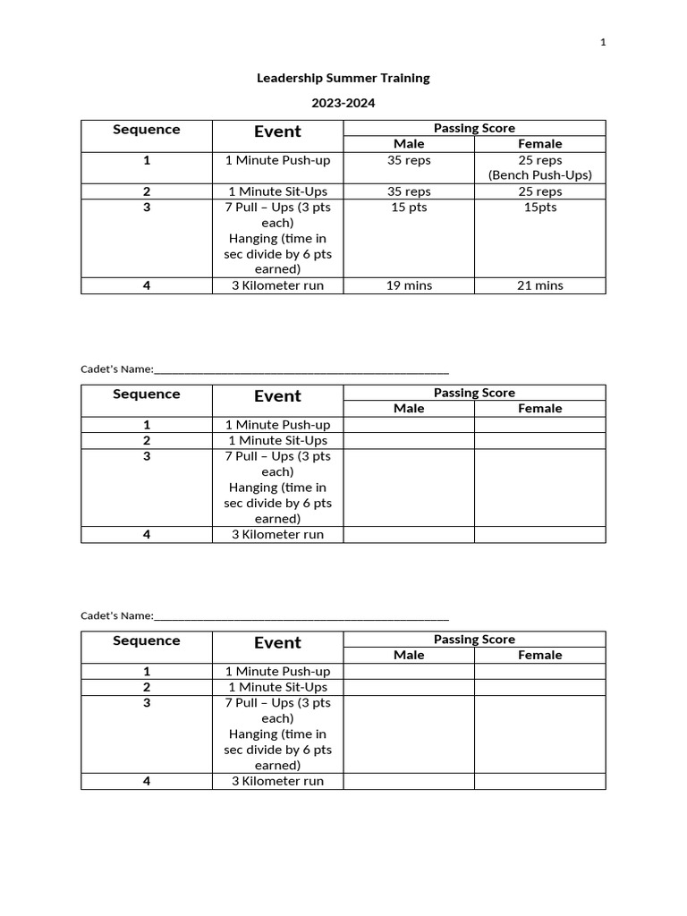 Agility Test | PDF