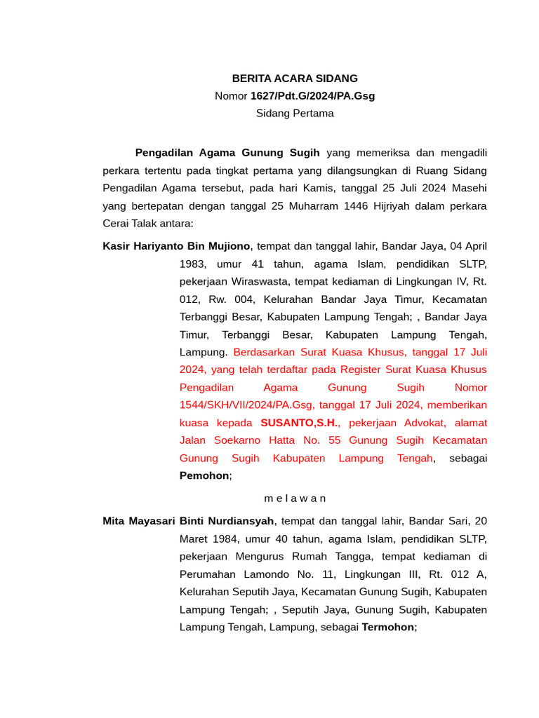 Contoh BAS | PDF