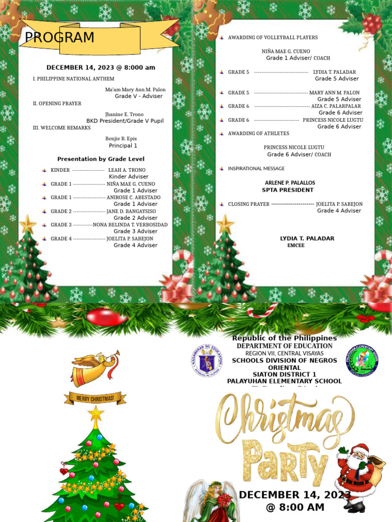 Christmas Program | PDF