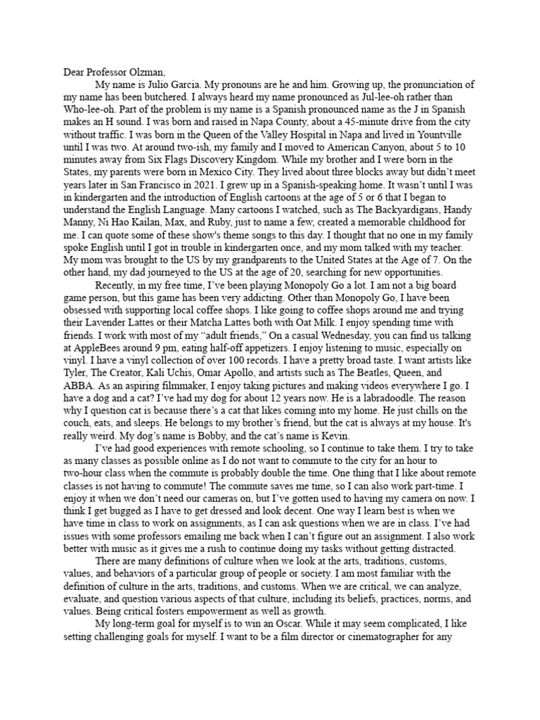 Letter | PDF