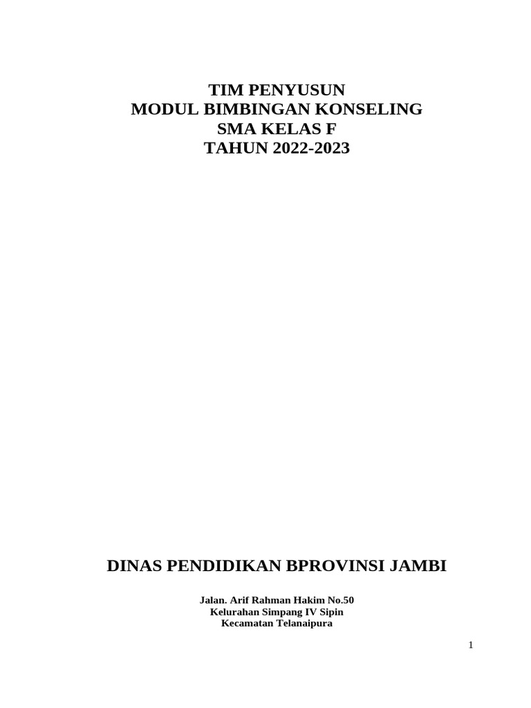 Modul Kelas F 2022 2023 Pdf