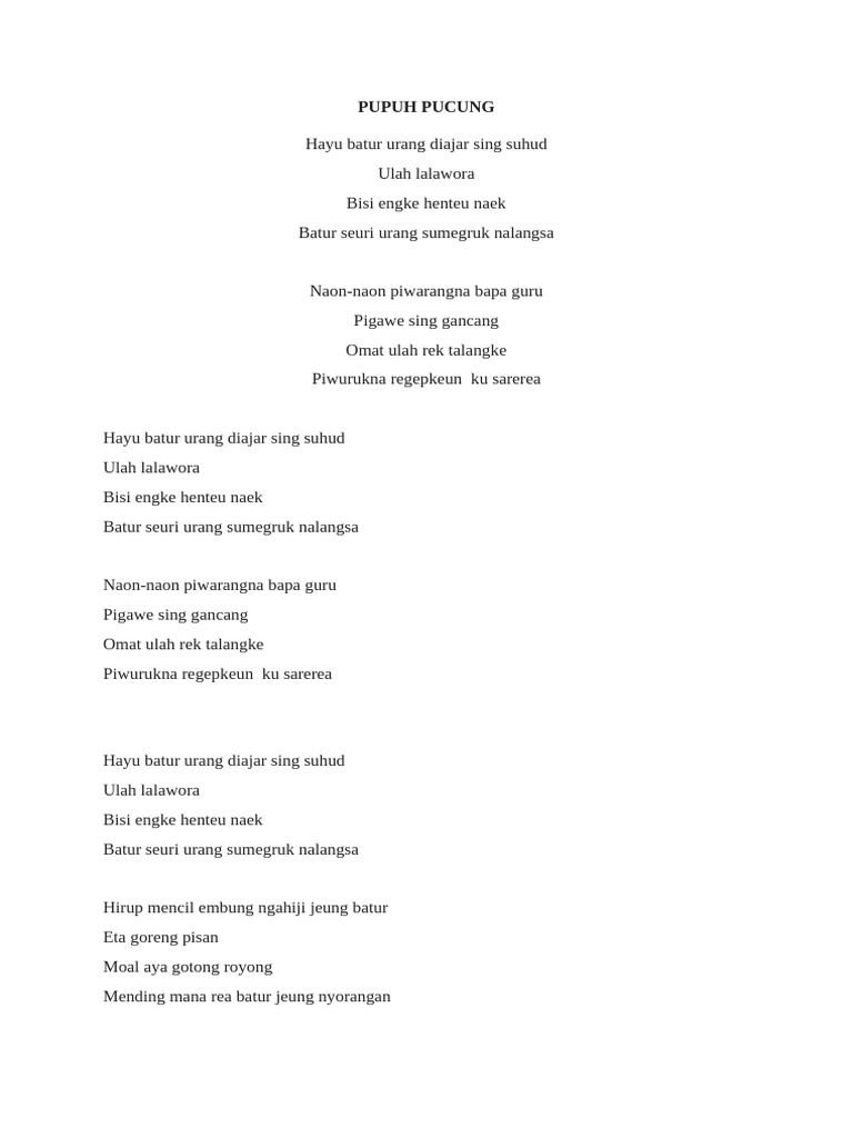 Pupuh Pucung Pdf