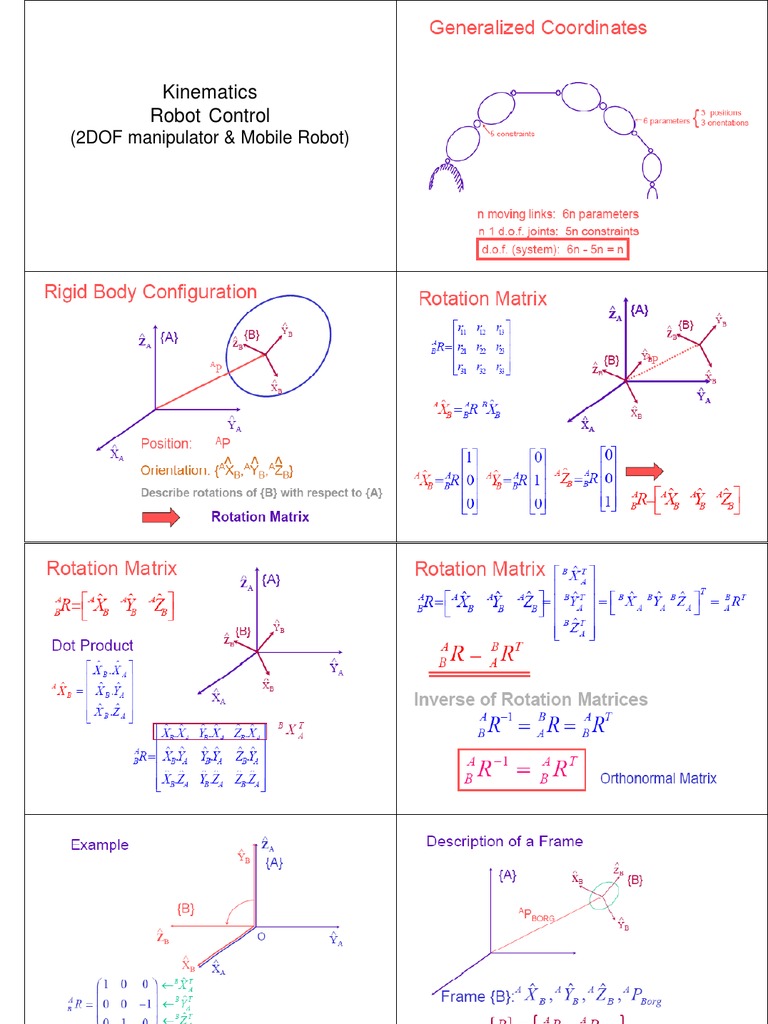 2DOF Manipulator Kinematics and Control | PDF
