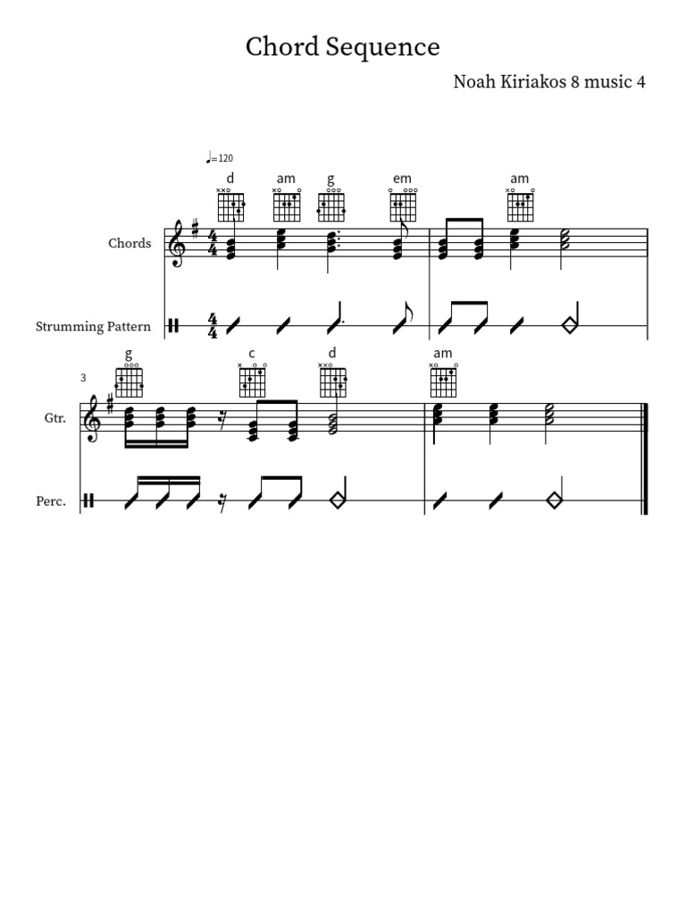 Chord Sequence PDF