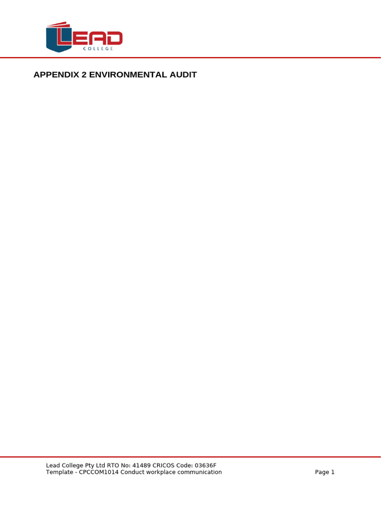 Appendix 2 Template | PDF