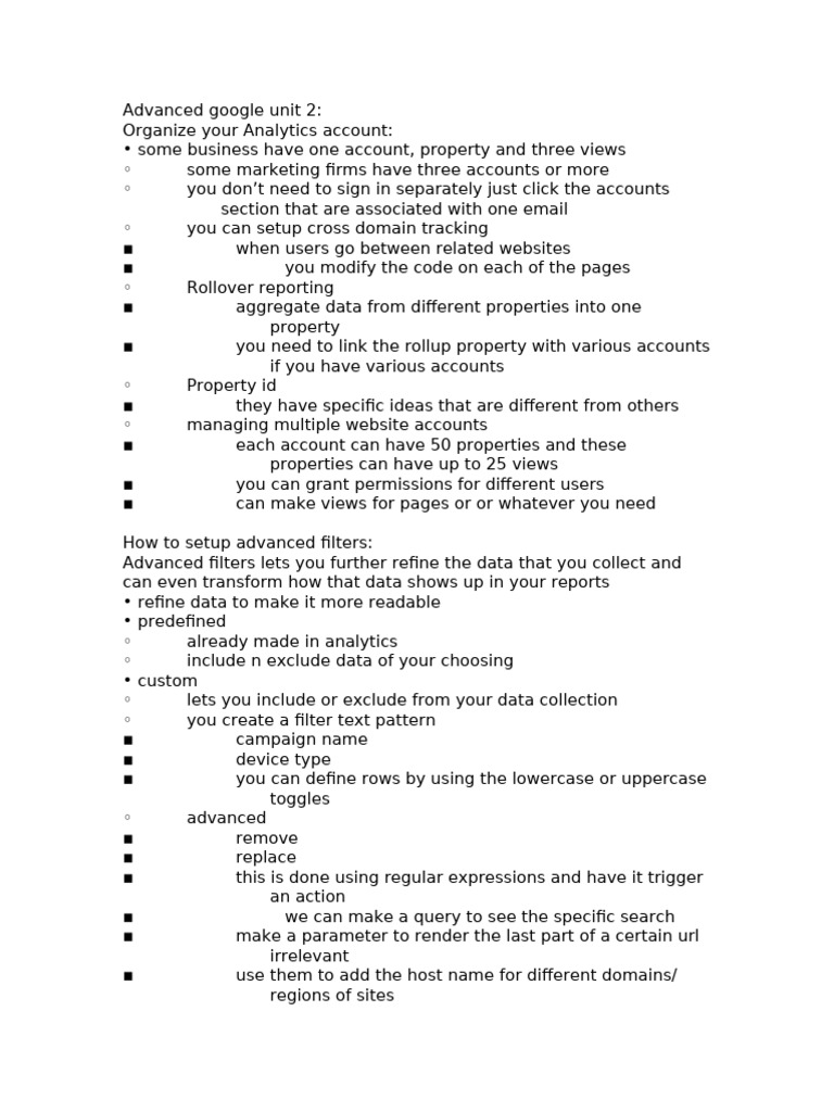 Advanced Google Unit 2 | PDF | Scope (Computer Science) | Computing