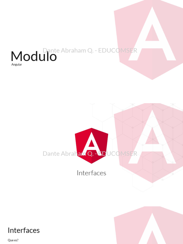 Modulo 5 - Interfaces (Send) | PDF
