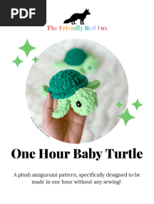 OneHourNo SewBabyTurtle