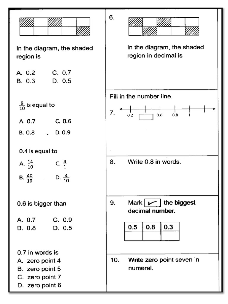 Y2 Fractions | PDF