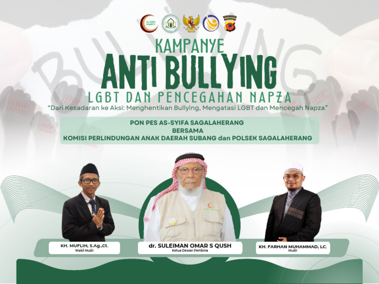 Logo aplikasi anti-bullying yang dibuat oleh mahasiswa IAIN Kediri
