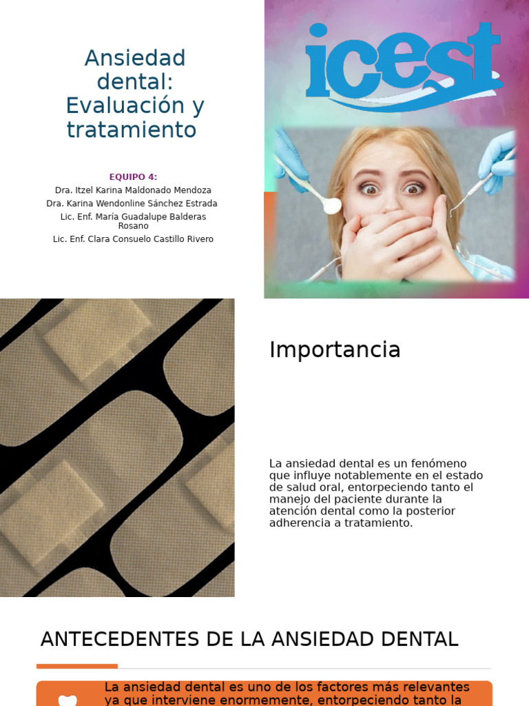 Ansiedad Dental Pdf