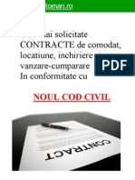 Cele Mai Solicit Ate 12 Modele de Contracte Conform Noului Cod Civil