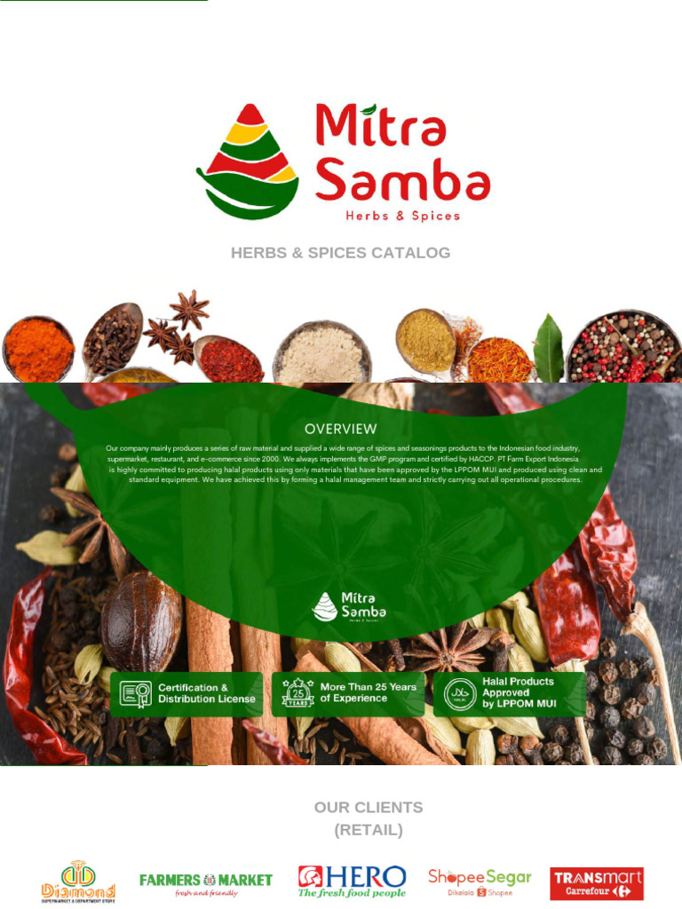 Catalog-MS-English Herbs & Spices | PDF