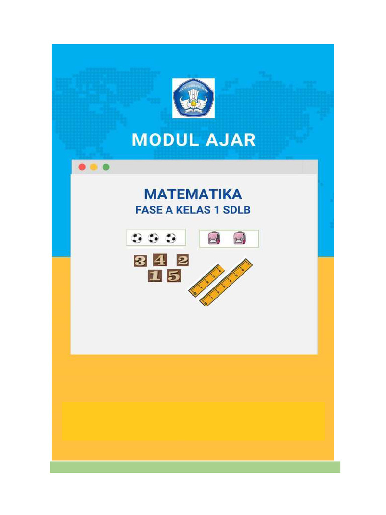 Modul Mtk Kelas 1 Elemen Bilangan 1 5 Pdf