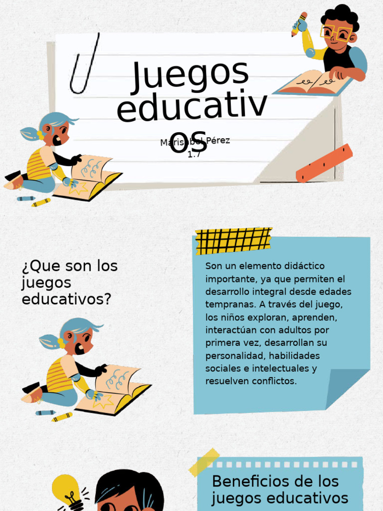 Importancia de los Juegos Educativos | PDF | Aprendizaje | Relaciones ...