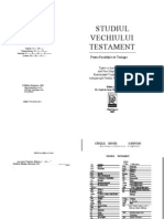 Studiul Vechiului Testament Manual Pt. Institutele Teologice - 2003 Reeditare Dupa 1985 - Reedit Cu Adaugiri Dupa 1955