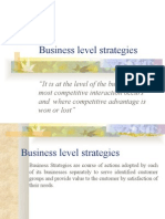 Business Level Strategy