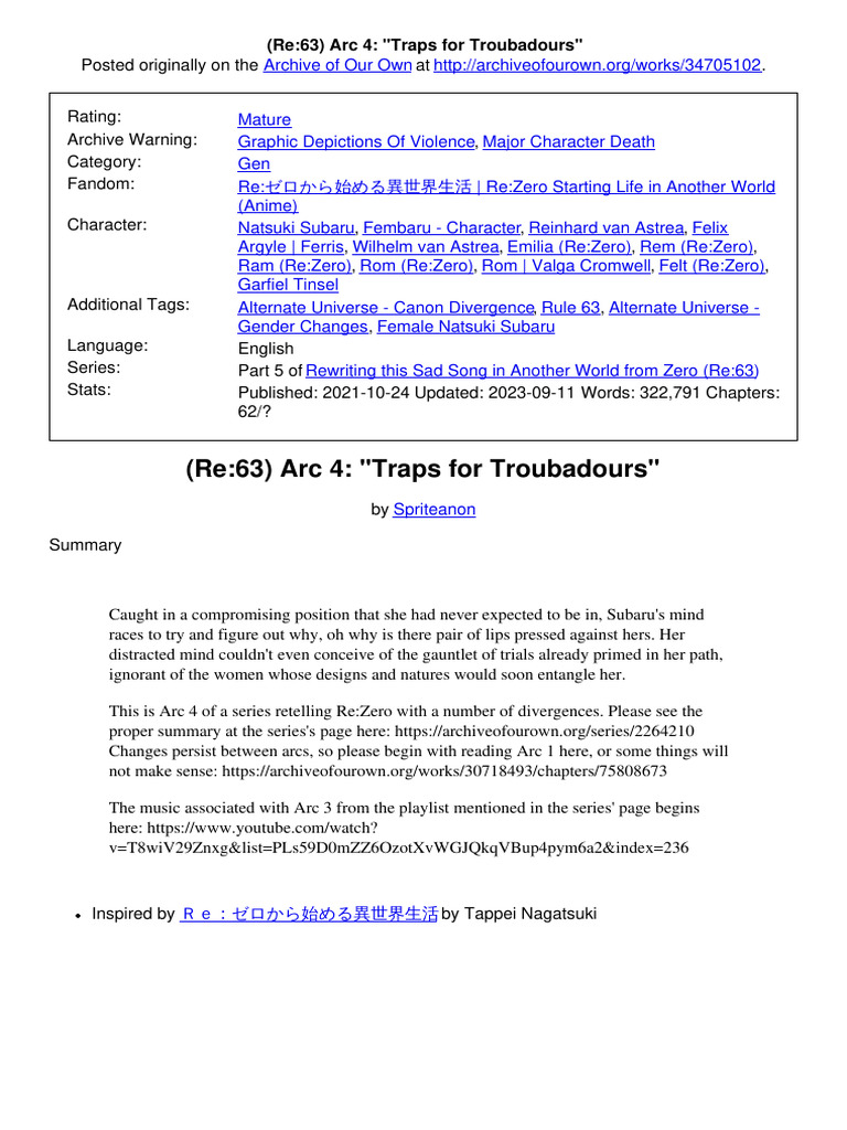 Re63 Arc 4 Traps For | PDF