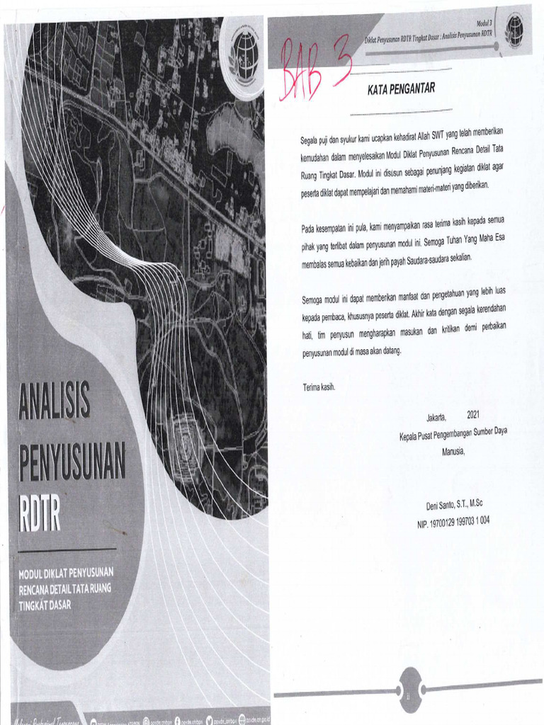 Analisis Penyusunan Rdtr Pdf