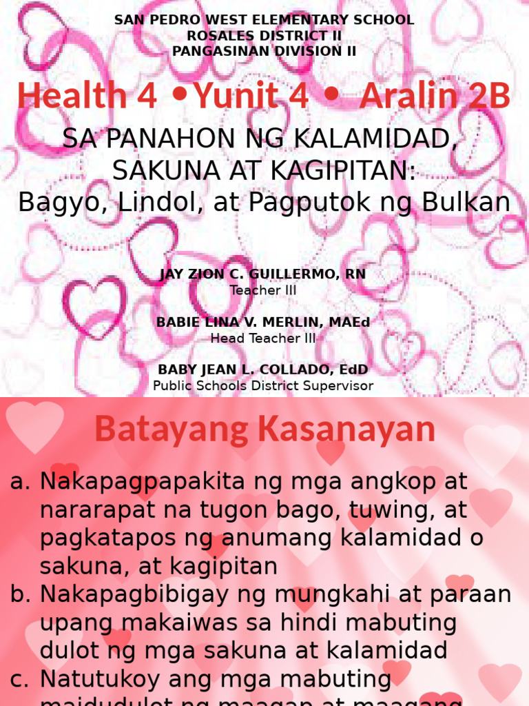 Health 4 Yunit 4 Aralin 2B | PDF