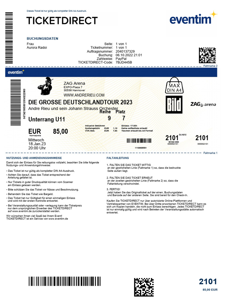Ticketdirect 1 | PDF