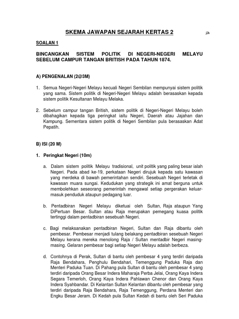 Stpm Sej2 Ans Kedah Pdf