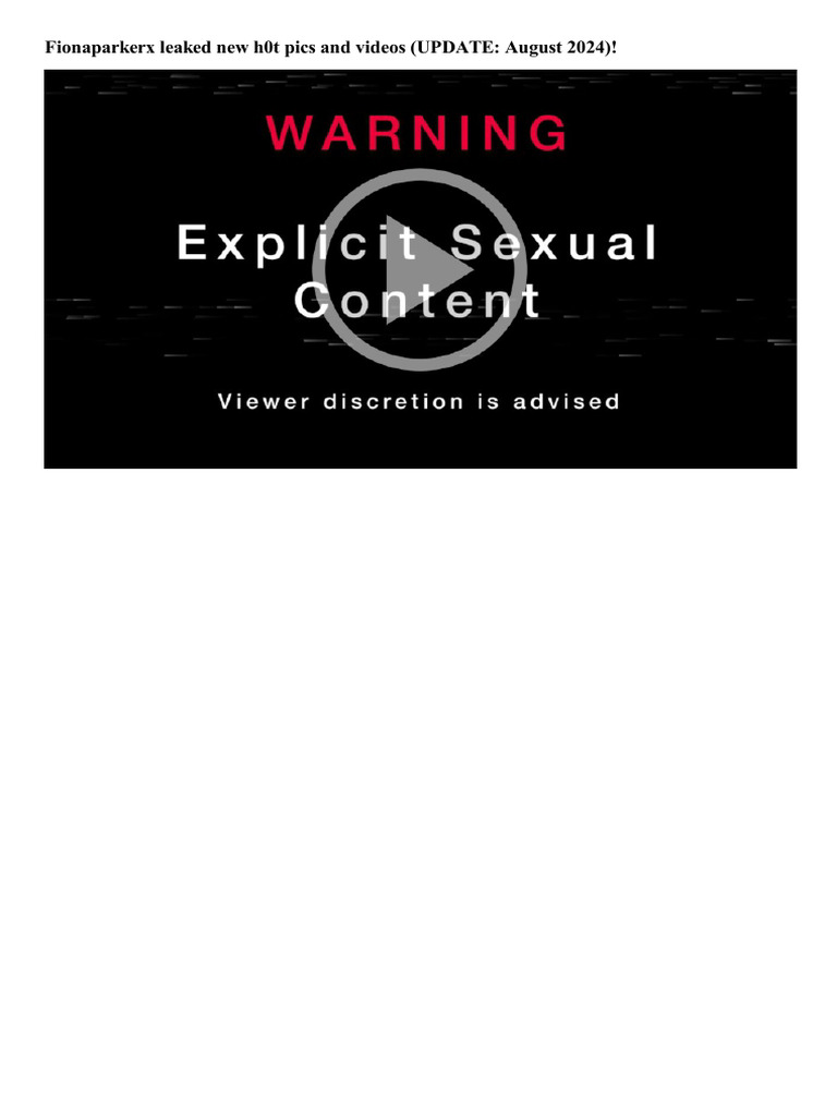 Fionaparkerx | PDF