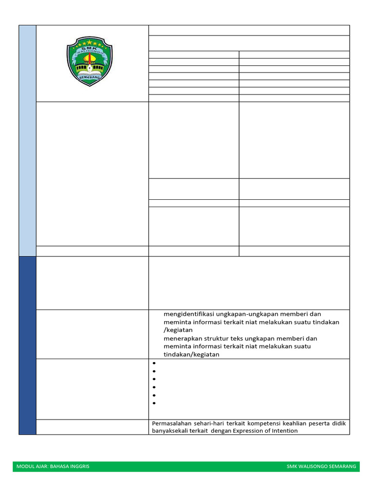 Expressing Intention Pdf